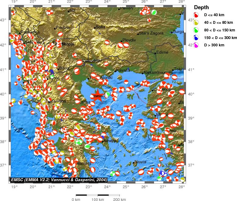 Regional moment Tensor