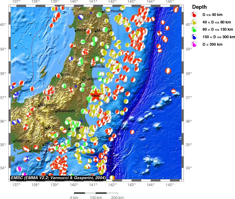 Regional moment Tensor