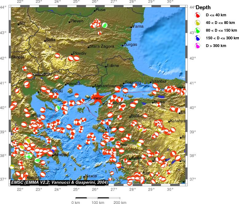 Regional moment Tensor