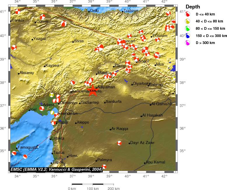 Regional moment Tensor