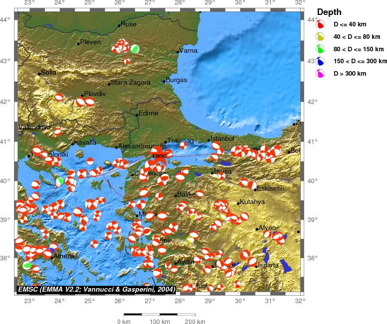 Regional moment Tensor