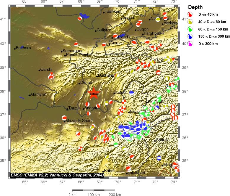 Regional moment Tensor