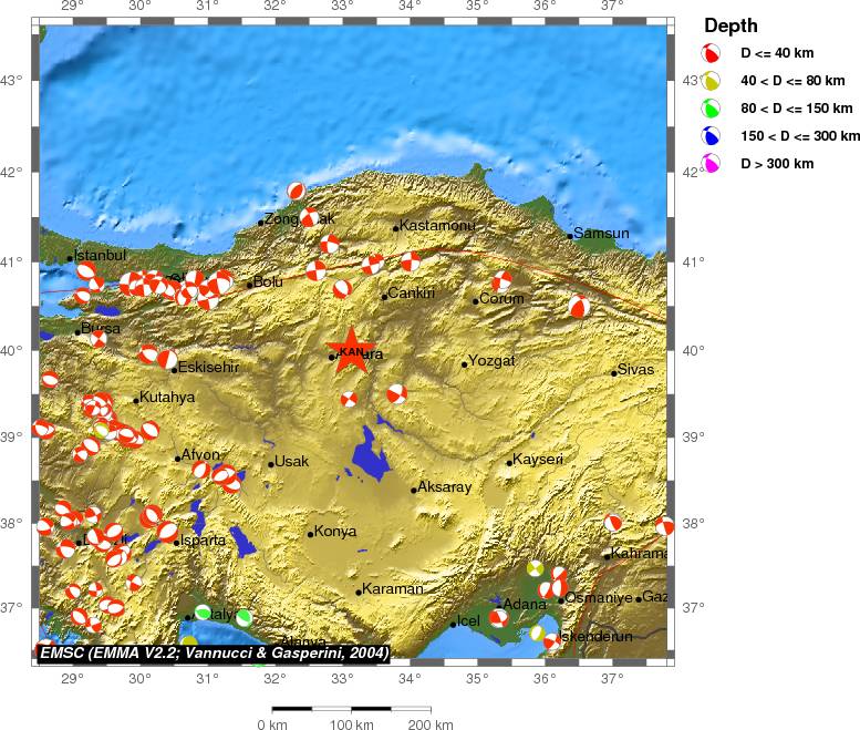 Regional moment Tensor