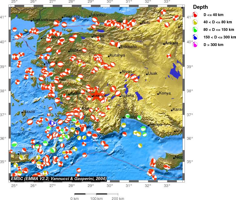 Regional moment Tensor