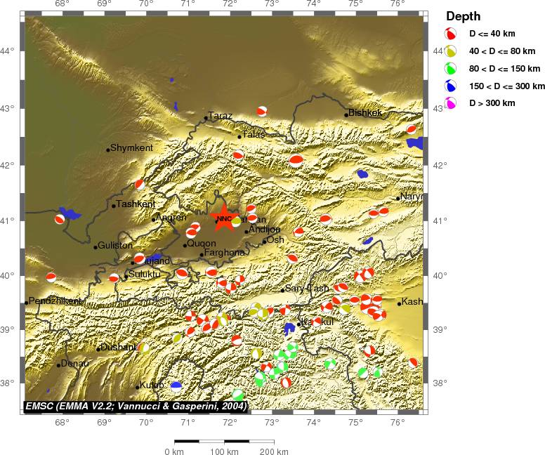 Regional moment Tensor