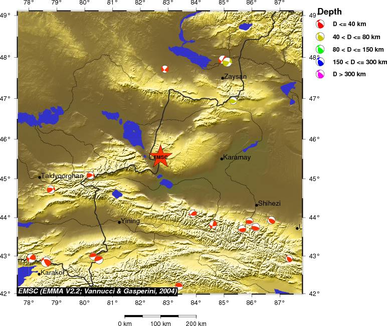 Regional moment Tensor