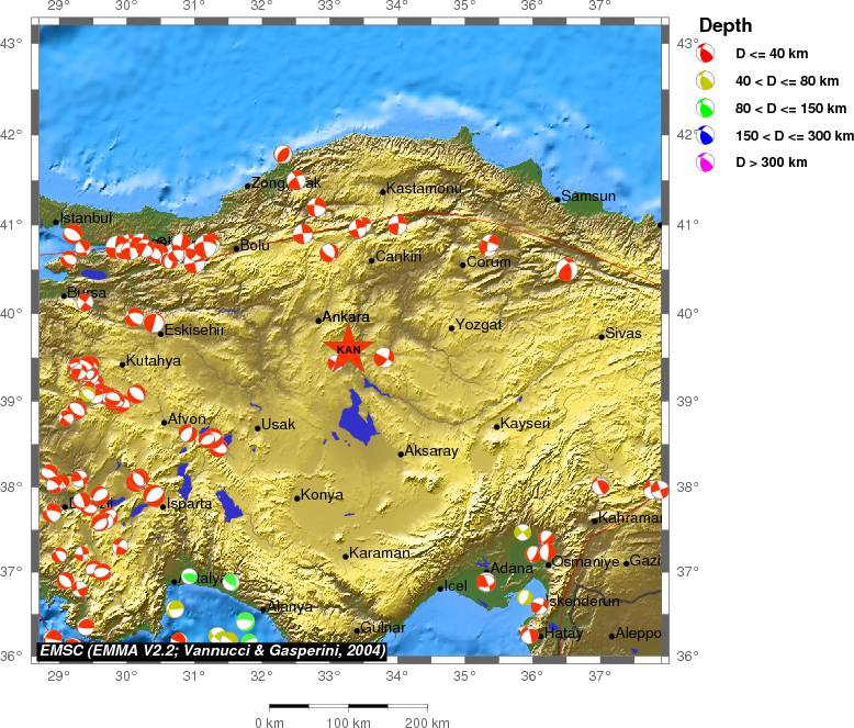 Regional moment Tensor