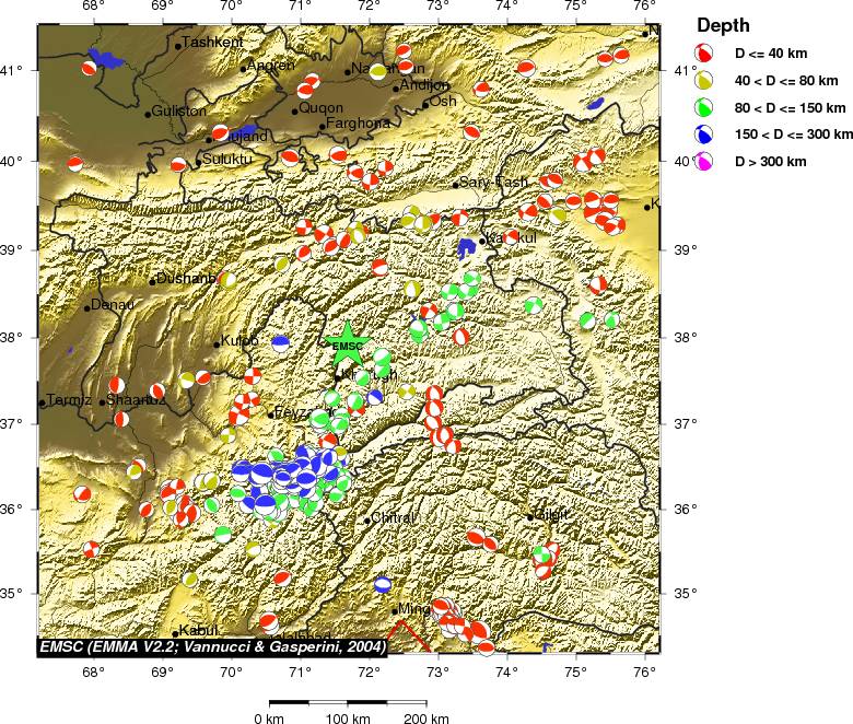 Regional moment Tensor
