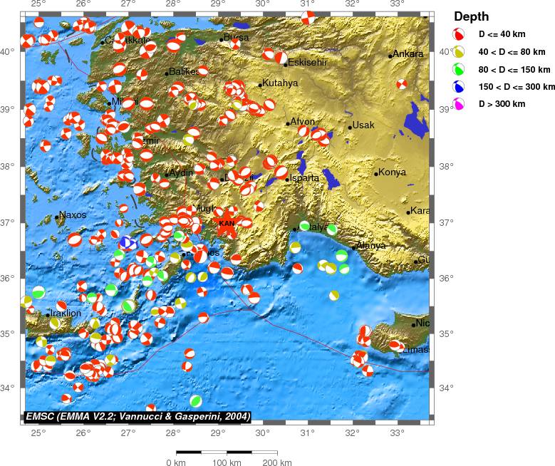 Regional moment Tensor