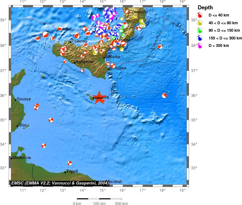 Regional moment Tensor