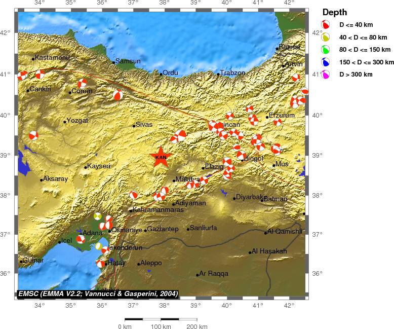 Regional moment Tensor
