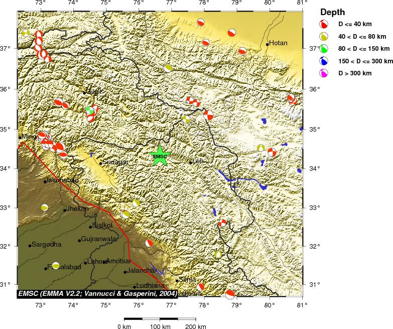 Regional moment Tensor
