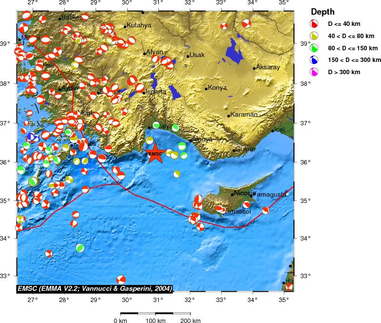 Regional moment Tensor