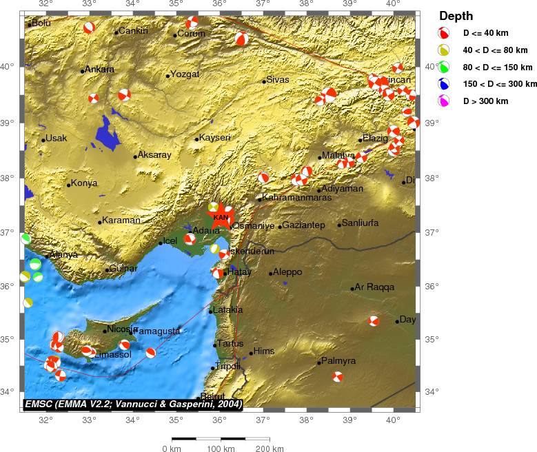 Regional moment Tensor