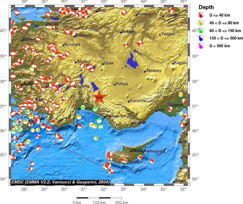 Regional moment Tensor