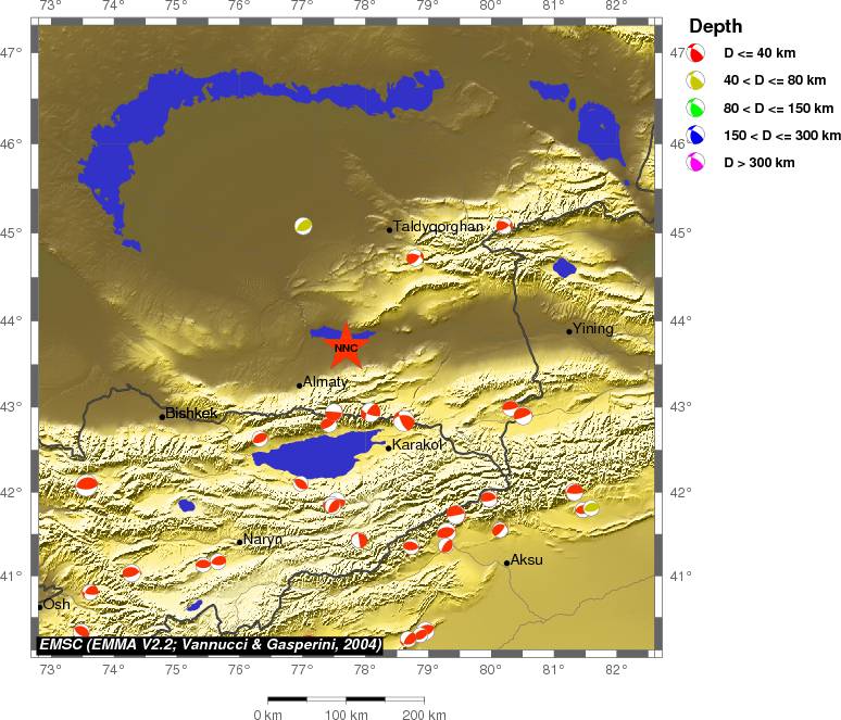 Regional moment Tensor