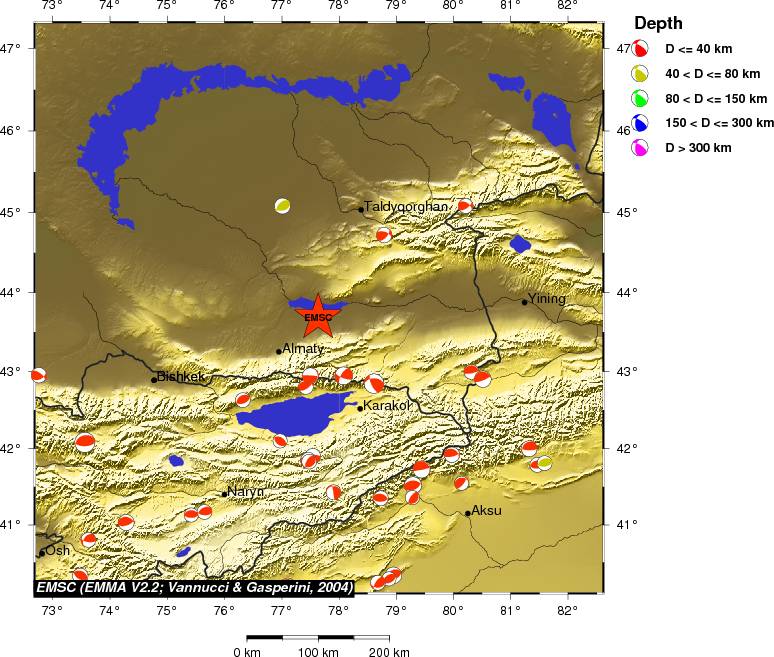 Regional moment Tensor