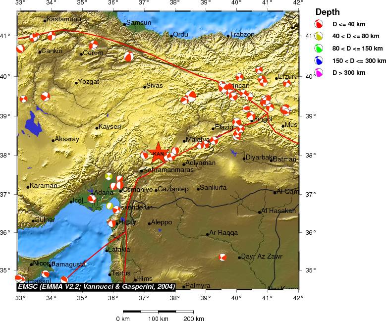 Regional moment Tensor