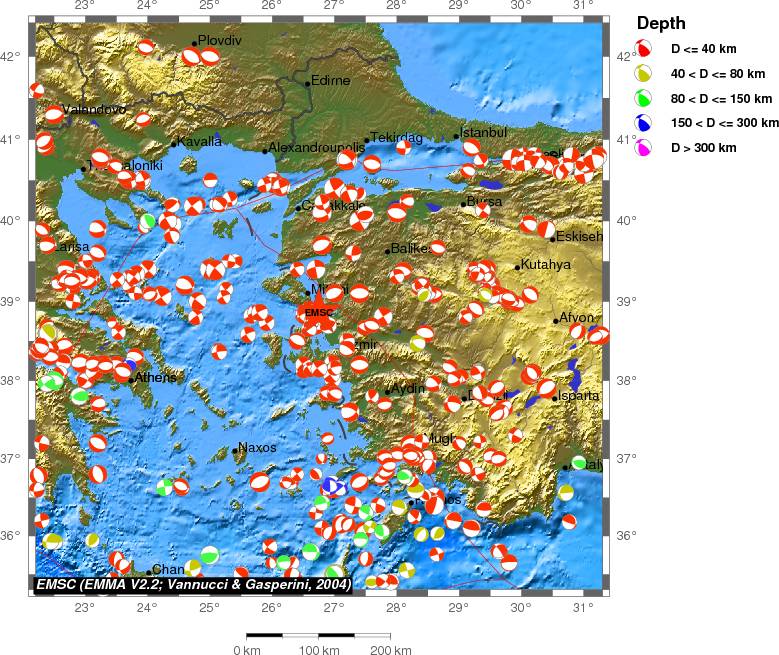 Regional moment Tensor