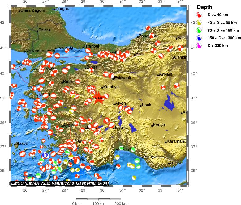 Regional moment Tensor