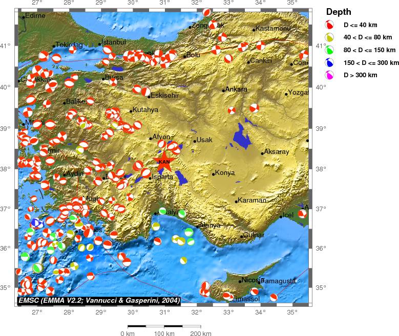 Regional moment Tensor
