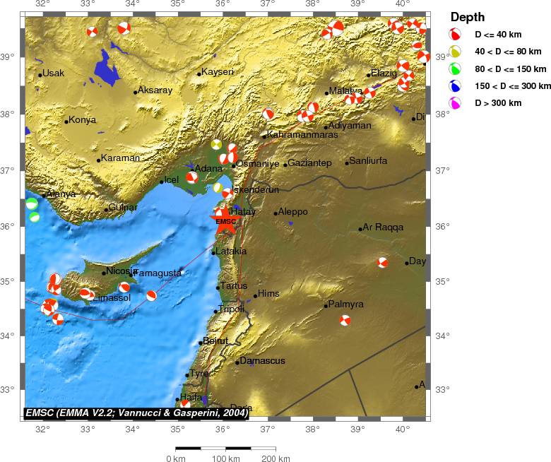 Regional moment Tensor