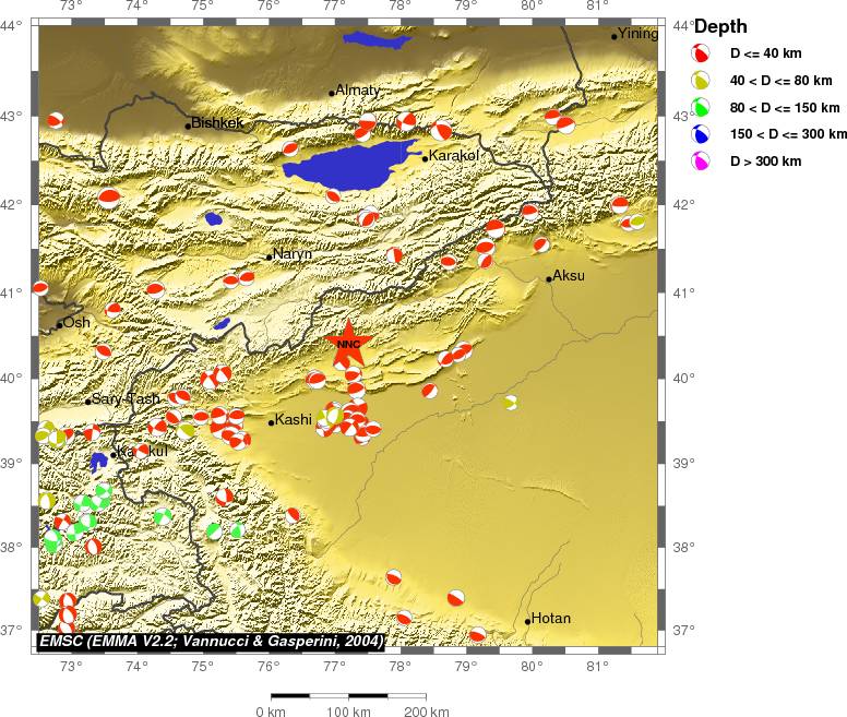 Regional moment Tensor