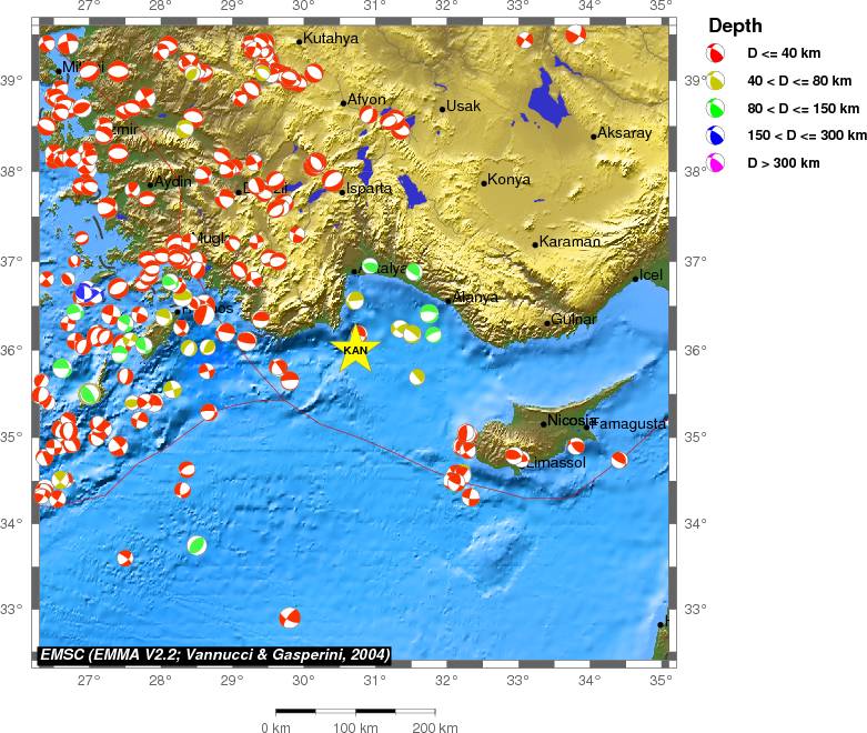Regional moment Tensor