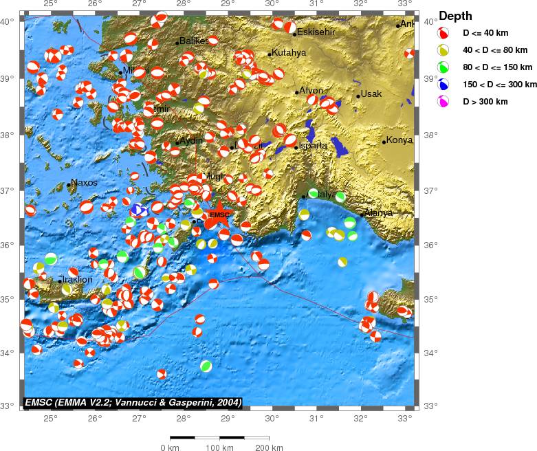 Regional moment Tensor