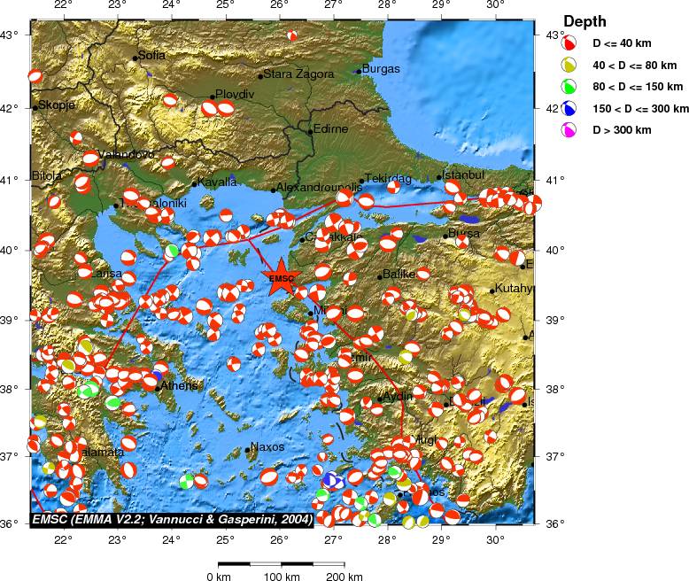Regional moment Tensor