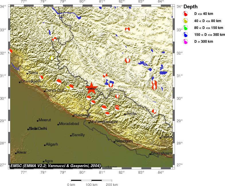 Regional moment Tensor