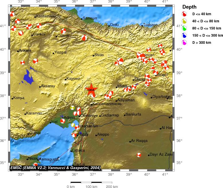 Regional moment Tensor