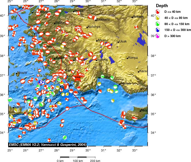 Regional moment Tensor