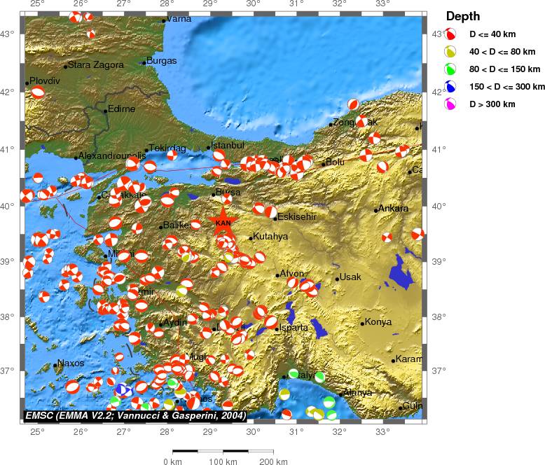 Regional moment Tensor