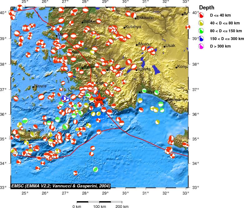 Regional moment Tensor