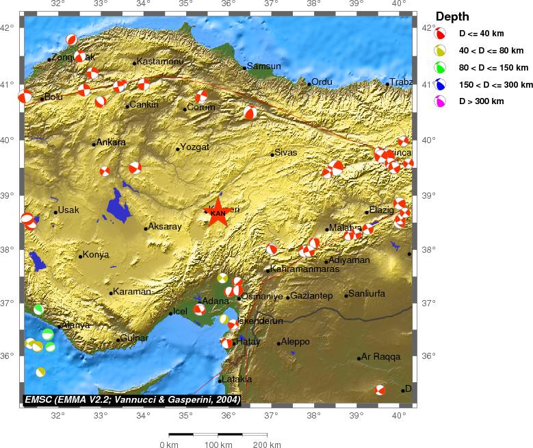 Regional moment Tensor