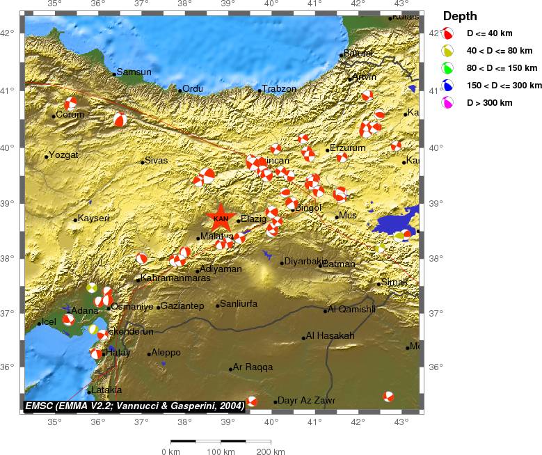 Regional moment Tensor