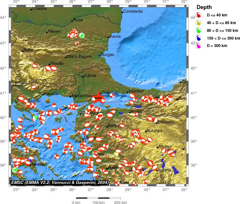 Regional moment Tensor