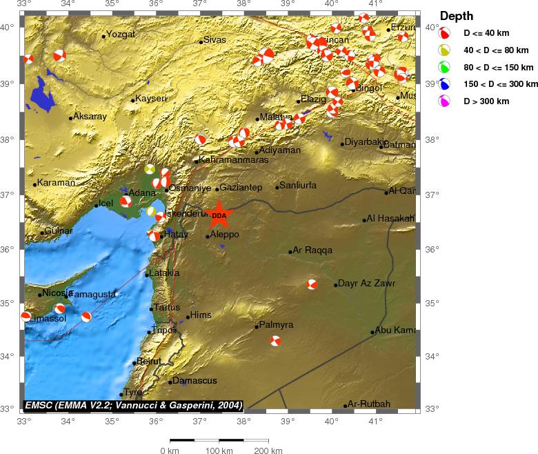 Regional moment Tensor