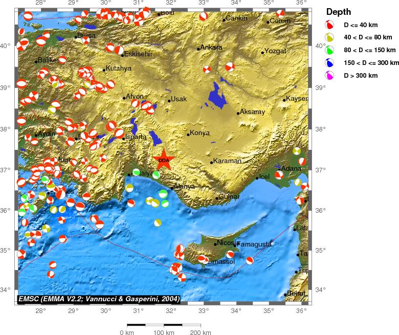 Regional moment Tensor