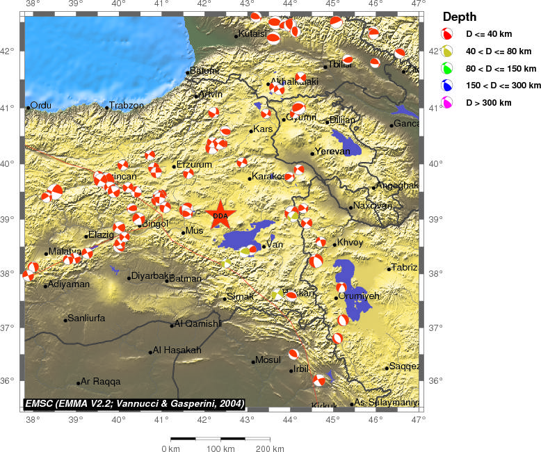 Regional moment Tensor
