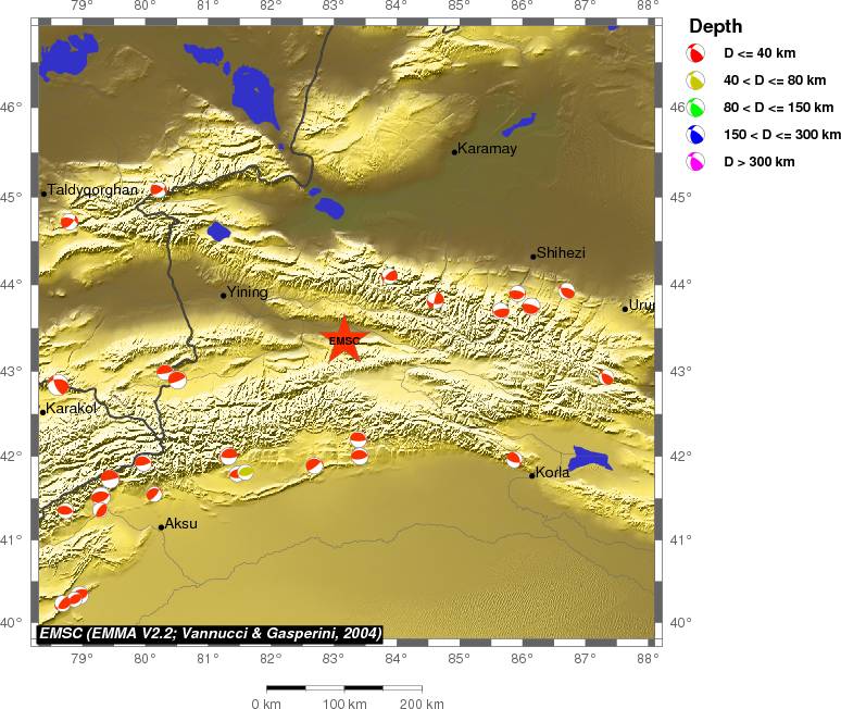 Regional moment Tensor