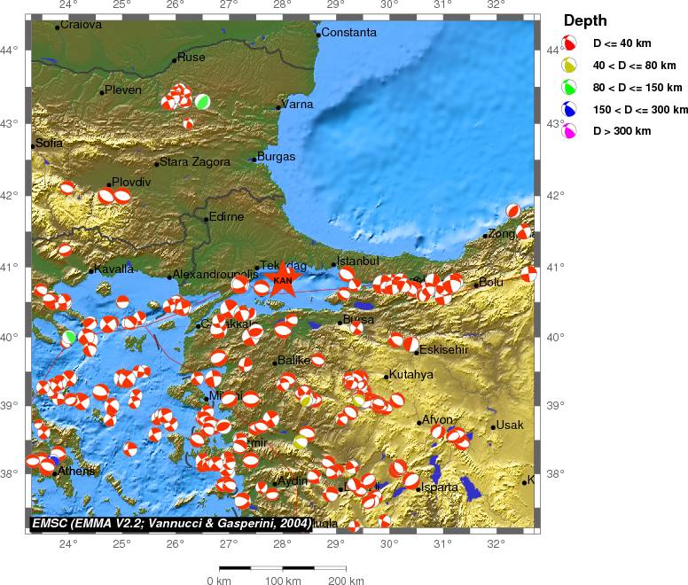 Regional moment Tensor