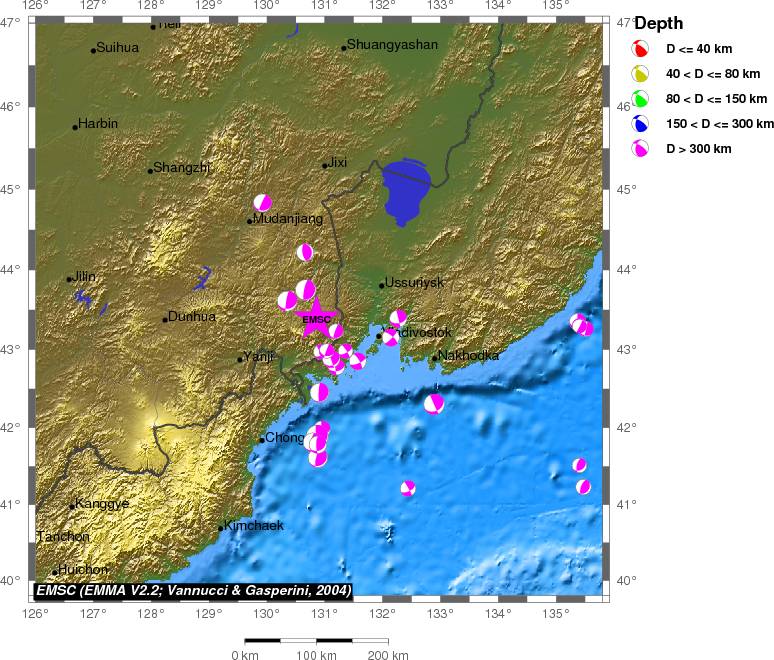 Regional moment Tensor
