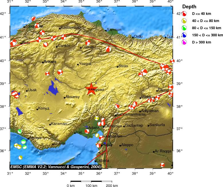 Regional moment Tensor