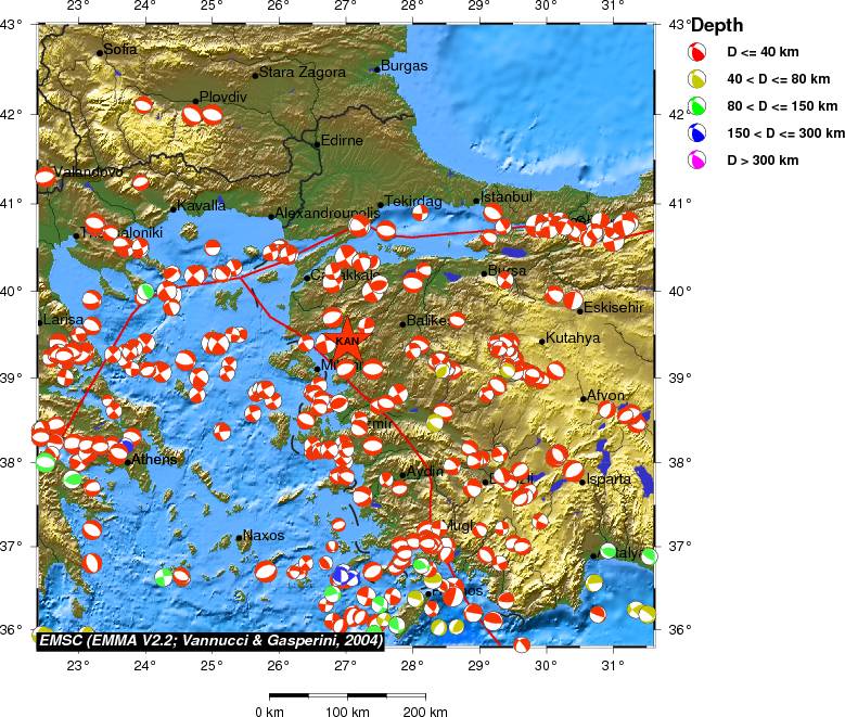 Regional moment Tensor