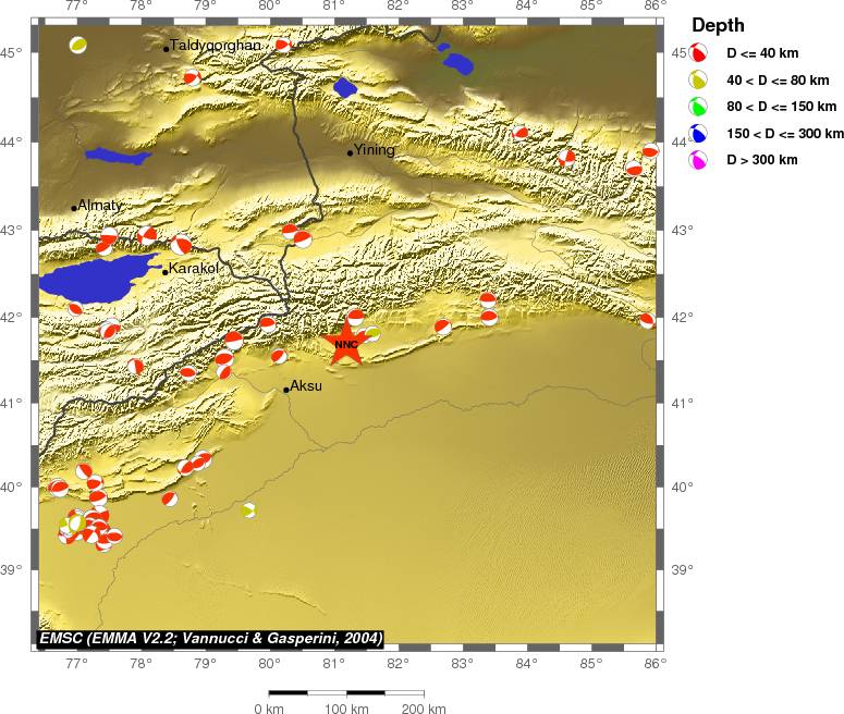 Regional moment Tensor