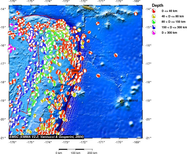 Regional moment Tensor