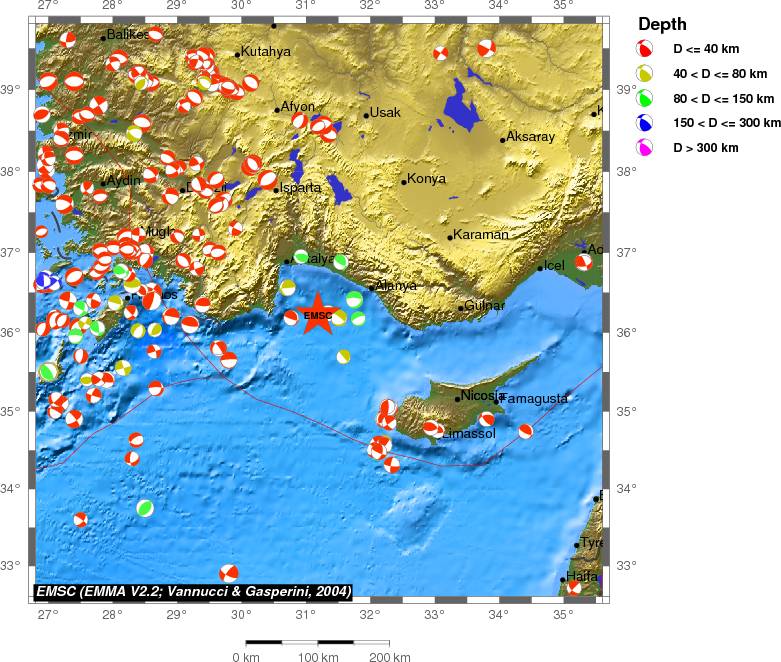 Regional moment Tensor