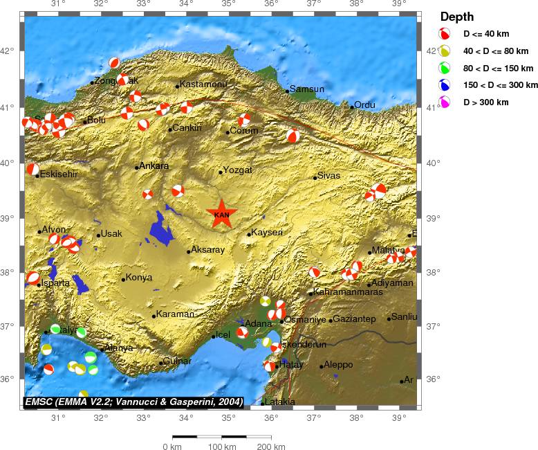 Regional moment Tensor